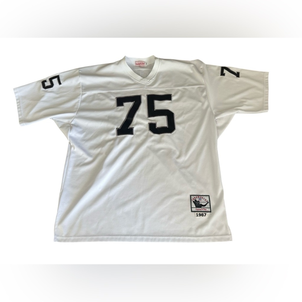 Mitchell & Ness Men Raiders Howie Long Stitched Jersey Sz 56